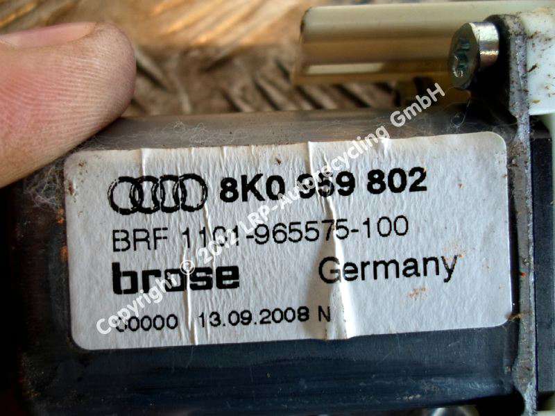 Audi A4 8K B8 Fensterhebermotor Tür rechts vorn 8K0959802